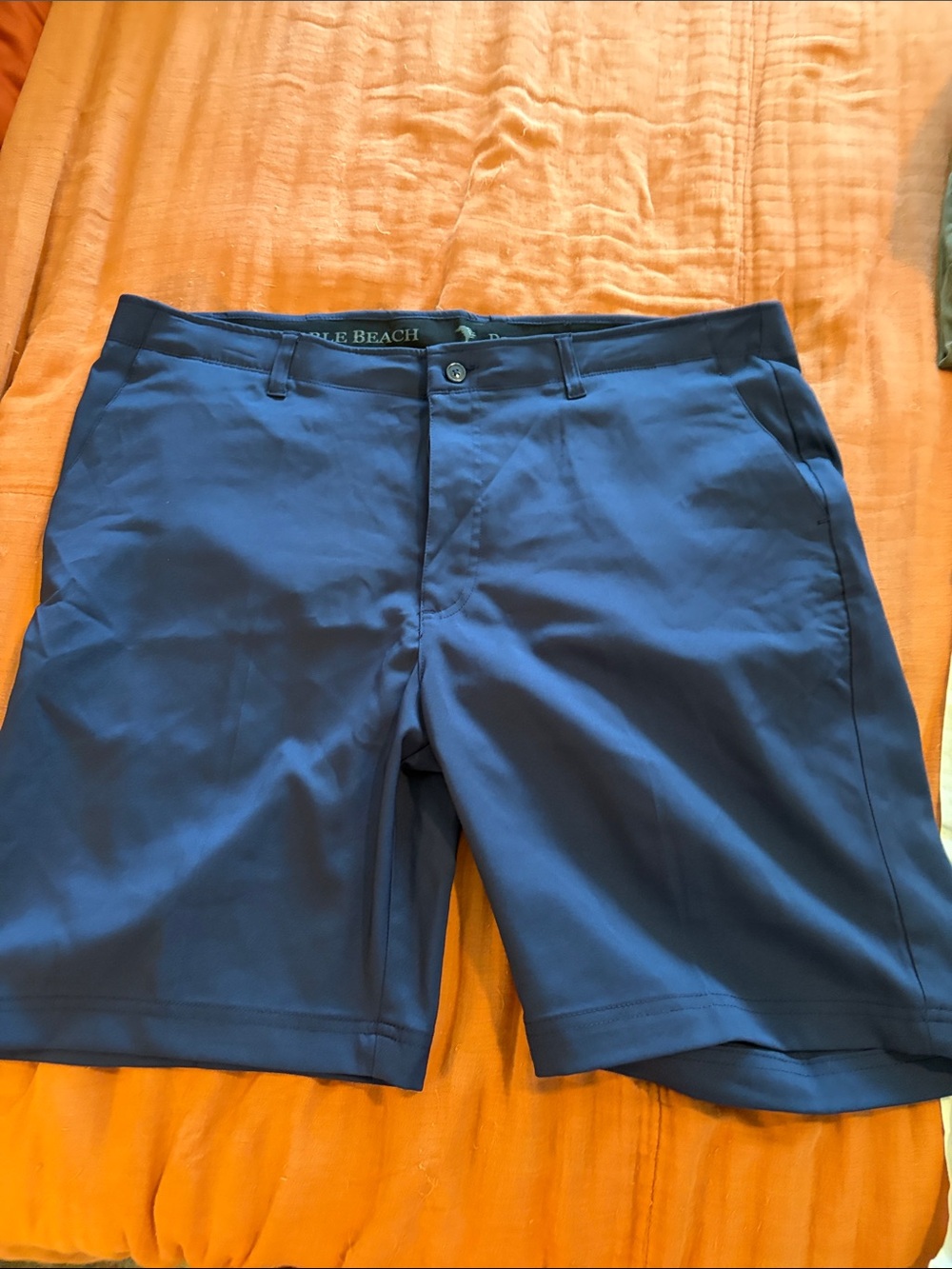 Pebble Beach Men's Navy Hybrid Shorts